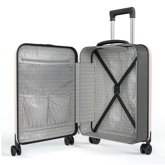 Rollink Flex Extra Small 360 Spinner Suitcases Open